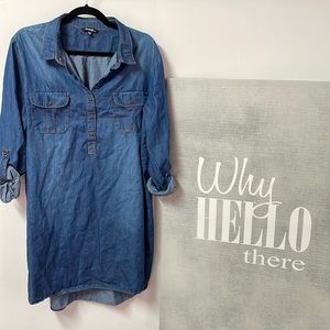 😍 Denim-look shirtdress 😍